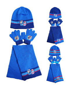 Paw Patrol Hat Scarf & Glove Set Kids Paw Patrol Winter Hat Set Age 3-7 Years
