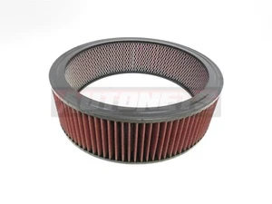 14"x4" Round Air Cleaner Washable Filter Element Reusable Chevy Ford Mopar SBC - Bild 1 von 3