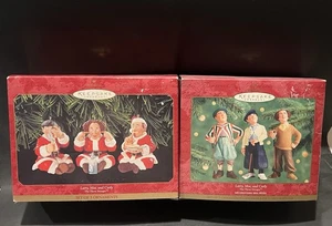 2 Hallmark The Three Stooges Andenken Ornament 3 Stück Sets 1999 2000 Neu in OVP - Bild 1 von 7