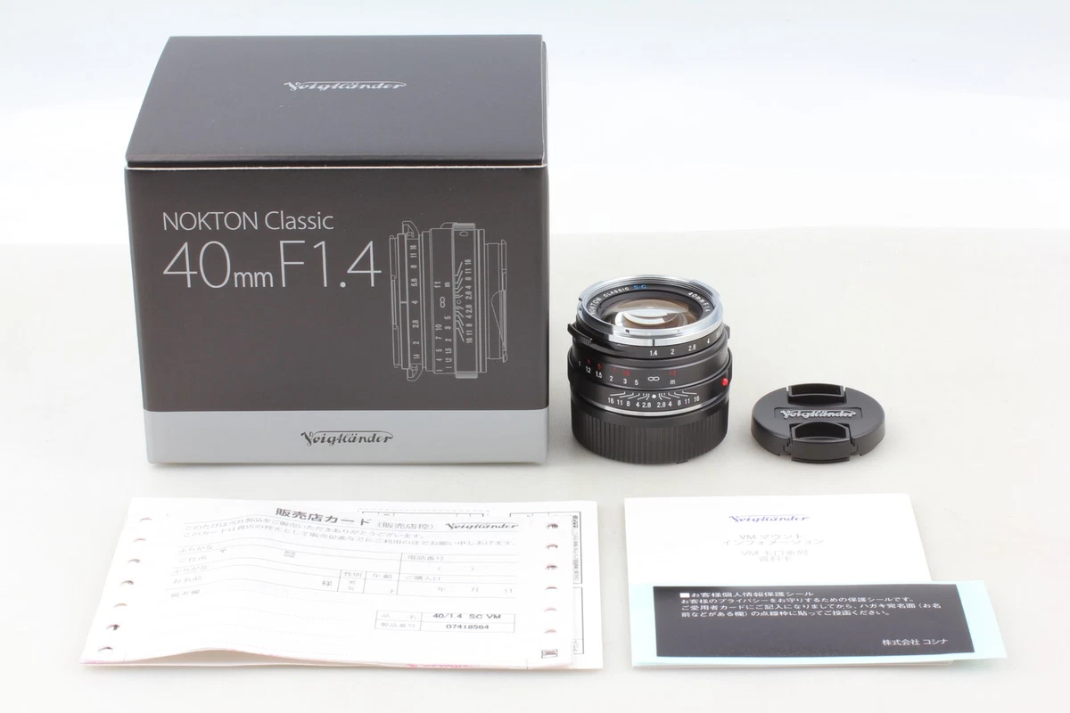 Voigtländer f/1.4 Lenses 40mm Focal for sale - eBay