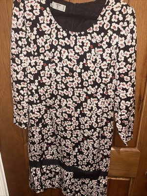 RARE - Classic Vintage Silk Dress Miss V VALENTINO - Made in ITALY! - Image 1 of 4