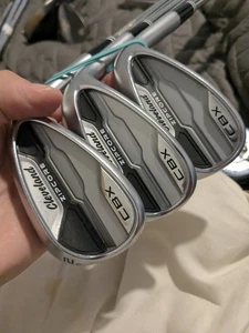 Right Cleveland CBX zipcore wedge set.52,56,60.dg spinner 115 tour issue - Picture 1 of 8