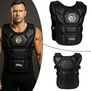 Pro Weighted Vest Gym Running Fitness Sports Training Weight Loss Jacket. - Picture 1 of 16