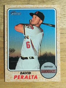 2017 Topps Heritage #633A David Peralta - Picture 1 of 2