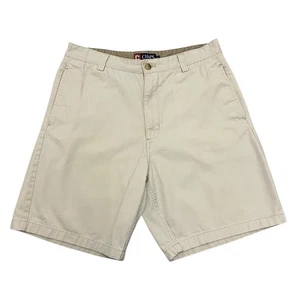 Chaps Chino Shorts Beige Herren 31W 8L Relaxed Fit 100% Baumwolle Zip Fly - Bild 1 von 14