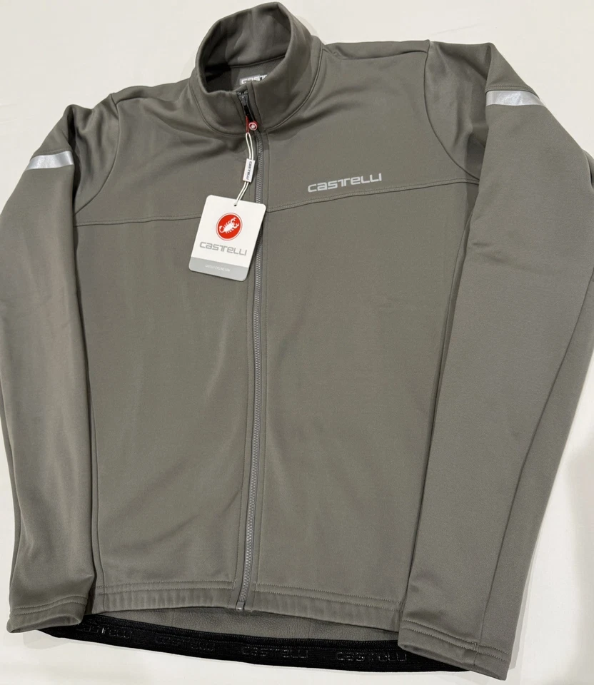 Castelli Fondo 2 Winter Cycling Jersey in Grey Size Large - superb condition  - Image 1 of 4