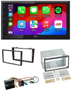 JVC Bluetooth USB MP3 2DIN DAB Autoradio für Peugeot 308 2007-09 schwarz - Bild 1 von 10