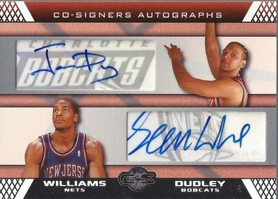 2007-08 Topps Co-Signers Dual Auto #CS46 Sean Williams C Jared Dudley Auto BSK - Image 1 of 2