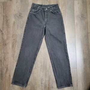 Vintage 1994 Levis 550 Student Black Denim Jeans Size 26x27 Orange Tab USA Made - Picture 1 of 18