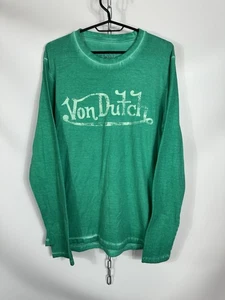 Men’s Long sleeve Von Dutch Green - Picture 1 of 9
