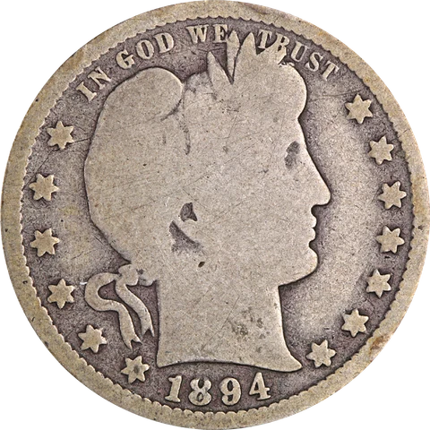 1894-O Barber Quarter Great Deals From The Executive Coin Company Cover