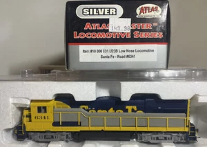 HO ATLAS SILVER 10 000 831 U23B LOW NOSE LOCOMOTIVE SANTA FE ROAD 6341 DCC READY - Picture 1 of 11