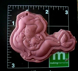 Baby Mermaid Princess Aerial - Silicone Mold-Candy Cookie Crafts Cake Clay  - Picture 1 of 2