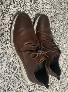 JOHNSTON MURPHY Mens 9.5 M Shoes BURGUNDY LEATHER - Picture 1 of 5