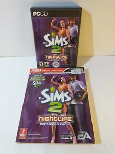 The Sims 2 Nightlife PC Expansion Pack & Strategy Guide Bundle Complete - Picture 1 of 7