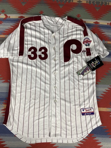 Cliff Lee Philadelphia Phillies Cooperstown Throwback Authentic Jersey 48 BNWT Cover