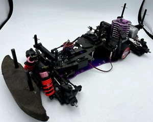 For parts HPI RS4 engine car chassis vintage rare - Picture 1 of 17