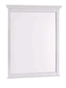 Ashburn 24 Zoll B x 31,5 Zoll H rechteckiger Wand-Badezimmer-Waschtisch mit Holzrahmen. M - Bild 1 von 2