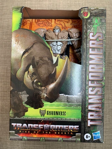 HASBRO TRANSFORMERS RISE OF THE BEASTS ROTB VOYAGER RHINOX Brand New 2023 Cover