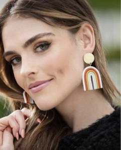 Joyería de diseño de saqueo ~ Pendientes de arco iris - Imagen 1 de 4