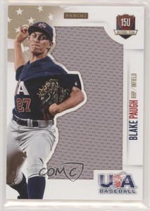 2014 Panini USA Baseball Box Set 15U National Team Jumbo Jerseys /49 Blake Paugh