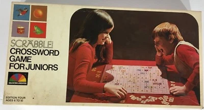 Scrabble Crossword for Juniors Jr Board Game Complete 1975- Ages 6-10 - Image 1 of 4