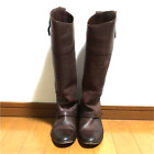 GOLDEN GOOSE Boots Charlye Brown Leather Clamp on the heel EU:36 US:6 Women