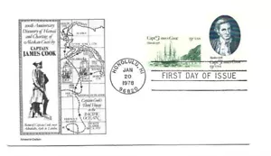 1732-33 James Cook on one Aristocrst Cachets, FDC Honolulu, HI - Imagen 1 de 1