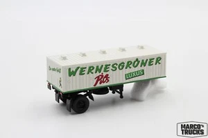 Brekina Biertank trailer "Wernesgreener" from No. 71214 1:87 /BRN1462-2 - Picture 1 of 1