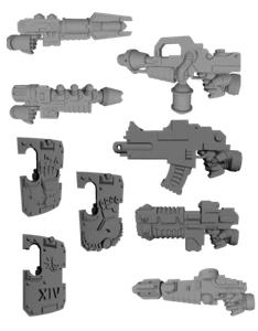 Breacher weapons space marines wolves guns rifle pistol shield - Picture 1 of 147
