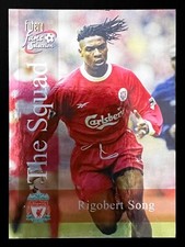 2000 Futera Fans Selection Foil Liverpool Soccer The Squad Rigobert Song #106