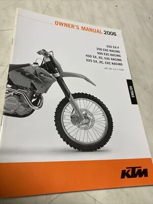 KTM 250 SX - F EXC Racing 400 450 SX XC 525 2006 Manuale Utente Manuale - Immagine 1 di 4