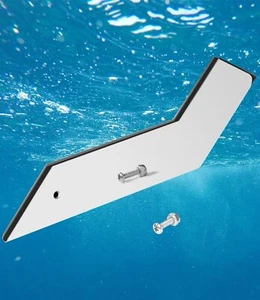 02655 Stainless Steel Skeg Protector For Mercruiser,Mercury,Suzuki,Yamaha Motors - Picture 1 of 9