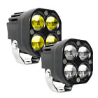 2Pc LED Lights OffRoad Driving Spotlight Fog Light 160W Waterproof For Car Truck