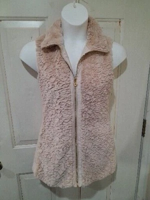 Chaleco Anthony Marc New York Mujer Oro Rosa Imitación Piel Talla S Foto 1 de 4