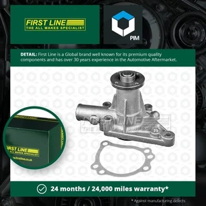 Water Pump fits AUSTIN MONTEGO 1.3 84 to 85 12HL Coolant Firstline 12G1284 New - Imagen 1 de 3