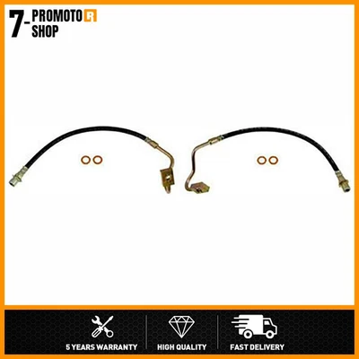 For International Harvester Scout II 1974-1980 Front Kit Hydraulic Brake Hose 2x - Image 1 of 4