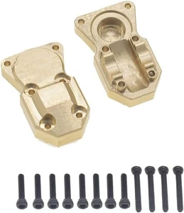2 Stück Messing Diff Abdeckung vorne & hinten Brücke Achse für 1/24 Axial SCX24... - Bild 1 von 4