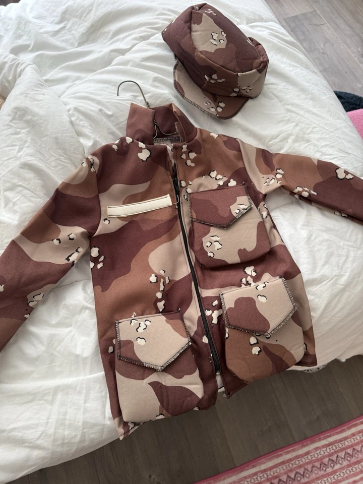 Disfraz Ejército Camuflaje Niño Pequeño SIN PANTALONES Foto 1 de 3