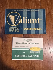 Original 1962 Plymouth Valiant  Owners Manual Original Operator Guide Books Vtg - Bild 1 von 2