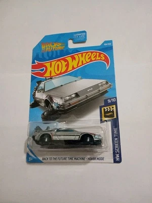 2019 Hot Wheels Screen Time Back To The Future Time Machine-Hover Mode W/Dinged - Image 1 of 3