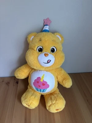 Care Bears Musical Singing Talking Birthday Bear Yellow Lights Up Cake Cute! - Image 1 of 3