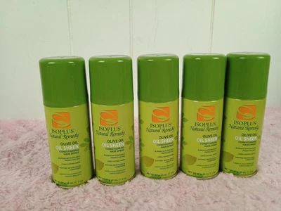 Spray acondicionador para cabello Isoplus aceite de oliva brillo 2 oz NUEVO lote de 5 Foto 1 de 4