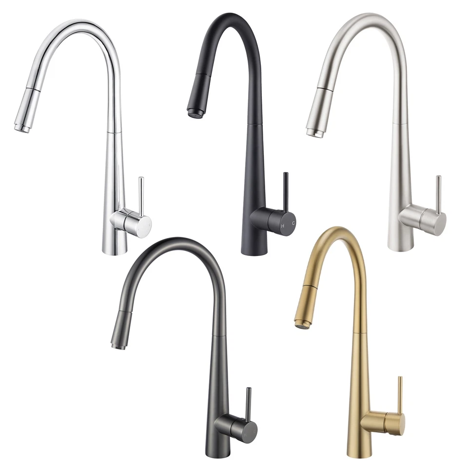 ACA Brass Pull Out Kitchen Sink Mixer Tap 360° Swivel Laundry Taps Faucet WELS - image 1 of 2