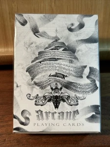 Arcane White Playing Cards Ellusionist Brand New Sealed (R5.5) - Picture 1 of 6