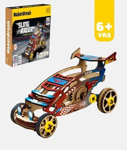 MakenBreak Sling Racer Pull Back Sling Car - Hágalo usted mismo Juguete de vástago - Nuevo y sellado - Imagen 1 de 11