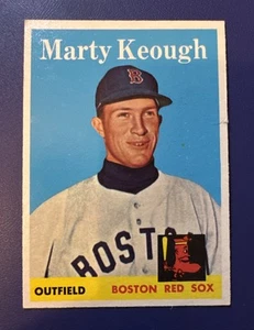 1958 TOPPS #371 MARTY KEOUGH RC BOSTON RED SOX OUTFIELDER *FREE SHIPPING* - Picture 1 of 2