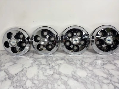 1969-1970 Chevrolet Chevelle Camaro Nova GM Accessory # 993804 Four Bolt On Caps - Image 1 of 4