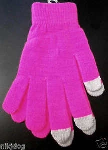Winter Texting Gloves Bright Neon Colors  - Picture 1 of 11