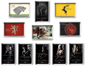 JUEGO DE TRONOS temporada 1 imán nevera 11 diseños FUERTE, TARGARYEN, LANNISTER - Imagen 1 de 12